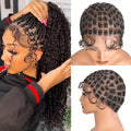 Wig Caps with Braids And Baby Hair, Double Full Lace Design for Wig Creation, Breathable Lace Caps, And Glueless Hair Net Liners for Crochet Wigs.