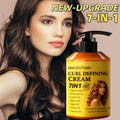 [New Arrival]9.47oz Curl Cream with 7-in-1 Hair Oil - Infused with Biota Essence, Rosemary Oil, Castor Oil, Babassu Oil, Argan Oil, Ginger Oil & Coconut Oil. Deep Moisture, Radiant Shine, Long-Lasting Voluminous Style. Perfect for Waves