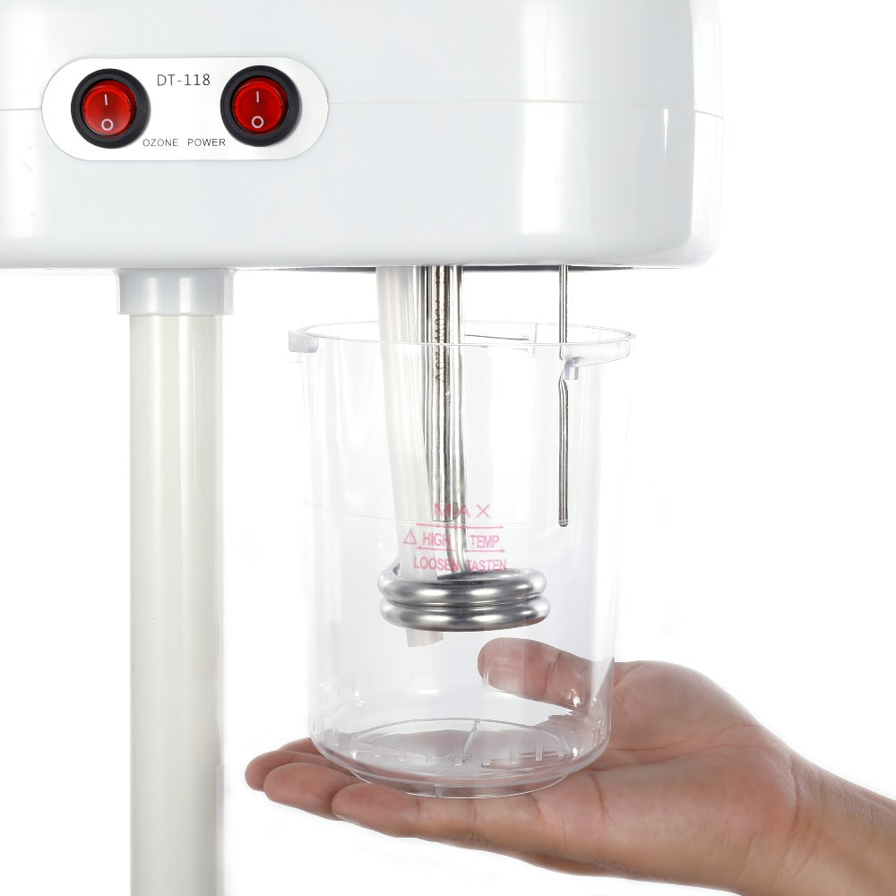 Professional Facial Steamer on Wheels Hot Ozone Face Steamer for Facial, Standing Esthetician Steamer for Salon Beauty And Spa, Mist Face Steamer for Facial Skin Care
