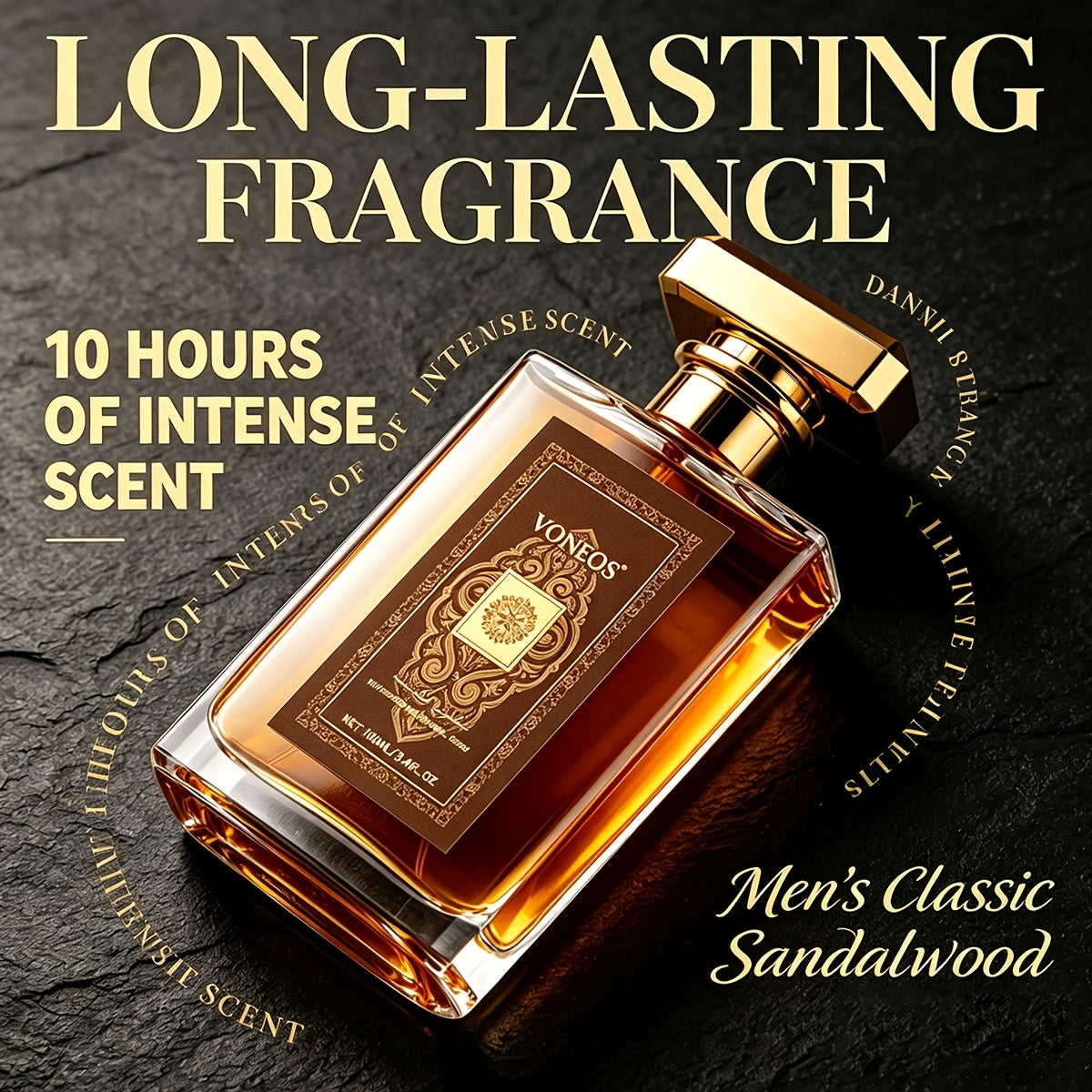 100ml/3.4oz Dubai Men'S Perfume:Sudan Fragrance Spray, Elegant, Long-lasting Arabic Cologne With Luxury Gold-accented Design, Unique Packaging, Premium Fragrance. Ideal Gift For Him-perfect For Daily Use, Father'S Day & Valentine's, & 2ml Mini Size