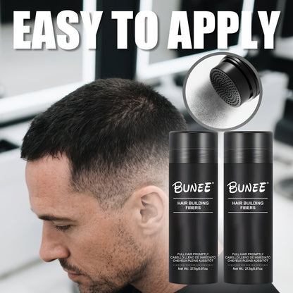 Hair Fiber Powder 27.5g Hairline Powder 2pcs Set — Instant Hair Loss Concealer for Thinning Hair, Parting & Receding Hairline Coverage for Men and Women