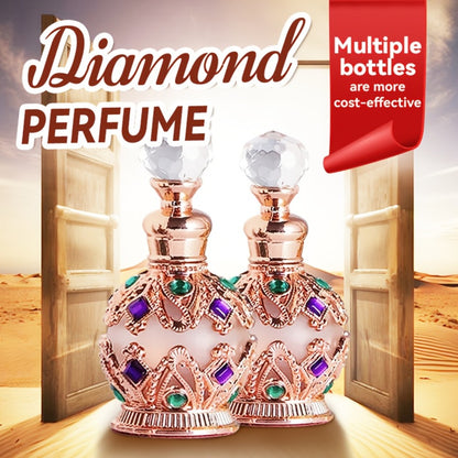Arabian Perfume for Women Diamond Bottle EDT — Ocean Flower Vanilla Musk Long-Lasting Fragrance Spray | Diamonds Woody & Diamond Crown Styles | Luxury Gift for Her