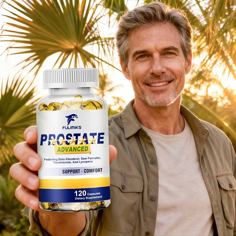 Hot Sell Saw Palmetto Supplement for Men, with Saw Palmetto, Zinc, Support Health, Immune, 120 Capsules