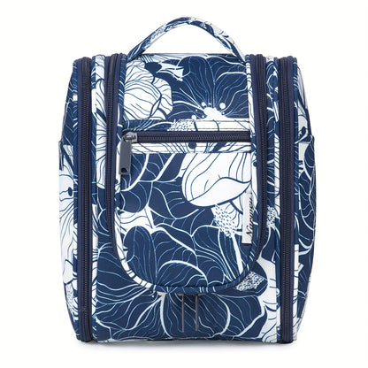 Hanging Toiletry Bag for Women Travel Makeup Bag Multi-Compartment Cosmetic Organizer with Hook Large Capacity Waterproof Toiletry Pouch for Travel Cruise Gym
