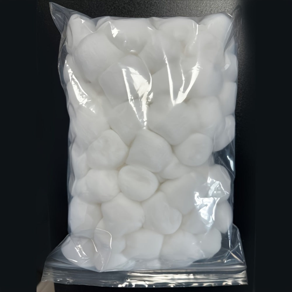 Cotton Balls 500 Count Jumbo Super Soft 100% Absorbent - Makeup Removal Skin Care Wound Cleaning Unscented Premium Cotton Balls for Sensitive Skin Pack of 5