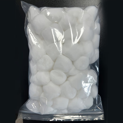 Cotton Balls 500 Count Jumbo Super Soft 100% Absorbent - Makeup Removal Skin Care Wound Cleaning Unscented Premium Cotton Balls for Sensitive Skin Pack of 5