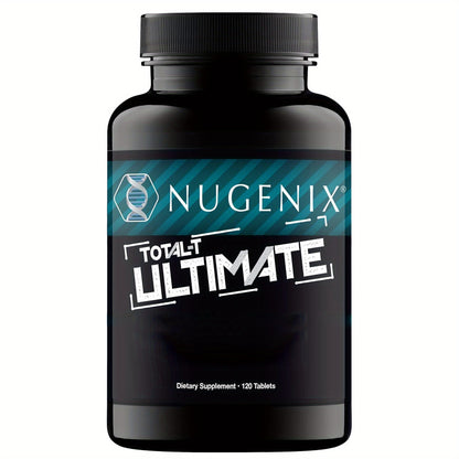 Natural Testosterone Booster for Men – Total-T Ultimate with D-Aspartic Acid, Horny Goat Weed, Tribulus, Maca & Stinging Nettle | Energy, Mood & Muscle Health Support | 1 or 3 Bottle Pack