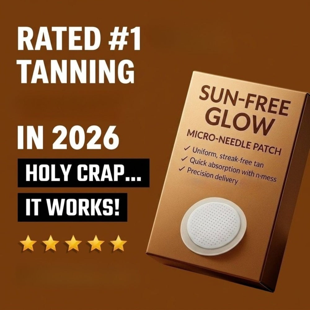 Microneedle Tanning Patches, No-Sun Glow, Suitable for Face and Body, Delivers an Even Streak-Free Tan
