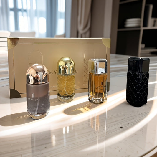 MYSTICAL Women'S Perfume Gift Collection, Long-Lasting Fresh Scent, Unisex, Convenient Travel Kit, Enduring Aroma, Ideal for Mother'S Day, Valentine'S Day, Birthday Suggestions, Everyday Perfume, Suitable for Dating And Gifting
