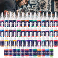 54 Colors Tattoo Ink Set, Professional Permanent Tattoo Kit for Tattoo Artists & Beginners, Full Color Supply