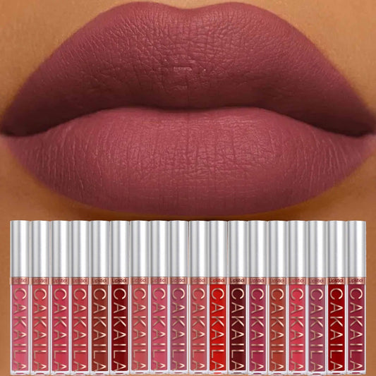 18pcs Long Wear Matte Liquid Lipstick with Smooth And Creamy Texture, Smudge Proof Finish, Moisturizing And Comfortable Wear for All Day Use, Perfect Valentine's Day Gift, Ideal Gift for Women