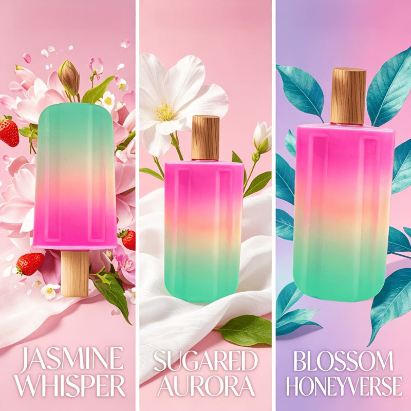 [Tropical Floral Fragrance] Pink Jasmine Women's Eau de Parfum, Tropical Fresh Floral Feminine Fragrance 100ml/ 3.4 fl oz