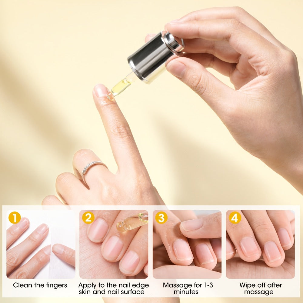 Gellen Cuticle Oil For Nails 0.68oz Nail Oil Cuticle Nail Care Moisturizer Nourishing Oil, New Year/ Christmas Gift For Women