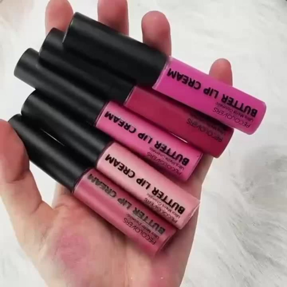 Lip Gloss Set 9pcs Moisturizing Lip Glaze Long Lasting Non-Greasy Liquid Lipstick with Mirror - Berry Pink Red Glossy Lip Color Gift for Women