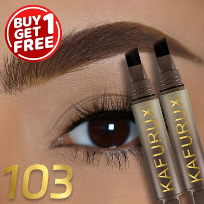 Long-Lasting Waterproof Eyebrow Pencil 2pcs Set - Sweatproof Brow Makeup with Eyebrow Powder & Setting Formula, Easy to Use, Brown, Earth Tone & Black Eye Makeup for All Skill Levels