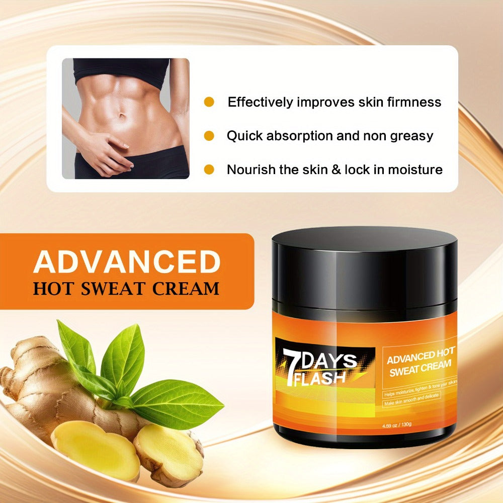 Firming Cream with a Warming Effect, Infused with Caffeine And Vitamin E, Designed to Enhance Exercise Outcomes, Ideal for Larger Bellies And Skin Care, Applicable for Arms, Legs, Thighs, And Buttocks