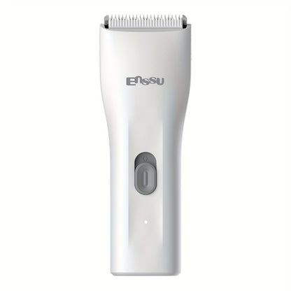 Ceramic Blade IPX7 Waterproof Ball Trimmer for Men Replaceable Head Electric Groin Pubic Body Hair Shaver LED Battery Display Safe Gentle Grooming Sensitive Areas Black Blue White