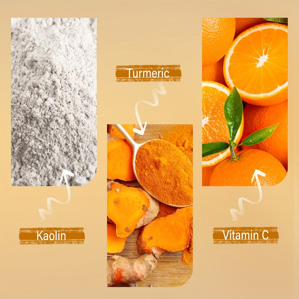Turmeric Vitamin C Mud Mask - Deep Cleansing, Moisturizing And Firming Mask, Vitamin C Mask, Achieve Radiant, Smooth Skin - The Perfect Gift for Valentine'S Day And Mother'S Day