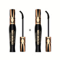 [Waterproof Mascara Set] 2pcs/Set Crown Waterproof Mascara Lengthening and Volumizing Thick Curly Natural Extension Long-Lasting Hold