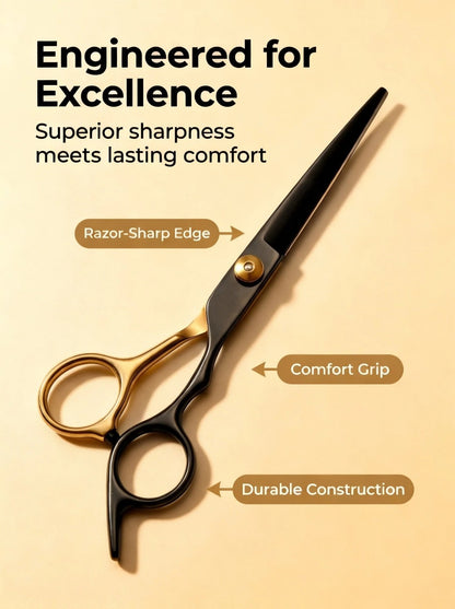 Hair Cutting Scissors Kit 13 Pcs - Professional Barber Shears Set with Thinning Shears, Blending Scissors & Accessories for Salon, Men & Women Home Haircut