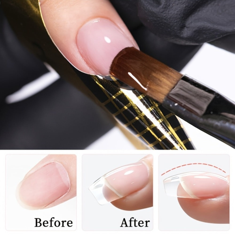 Awstorg 3pcs/Set 100G Clear Creamy Building Nail Gel Nail Extension Gel Kit Hard Constructed Gel Nail Strengthener Manicure
