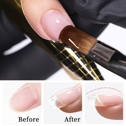 Building Nail Gel Kit 3pcs 100g Clear Creamy Nail Extension Gel Hard Construction Gel for Nail Strengthening Lengthening and Manicure UV LED Nail Builder Gel Set