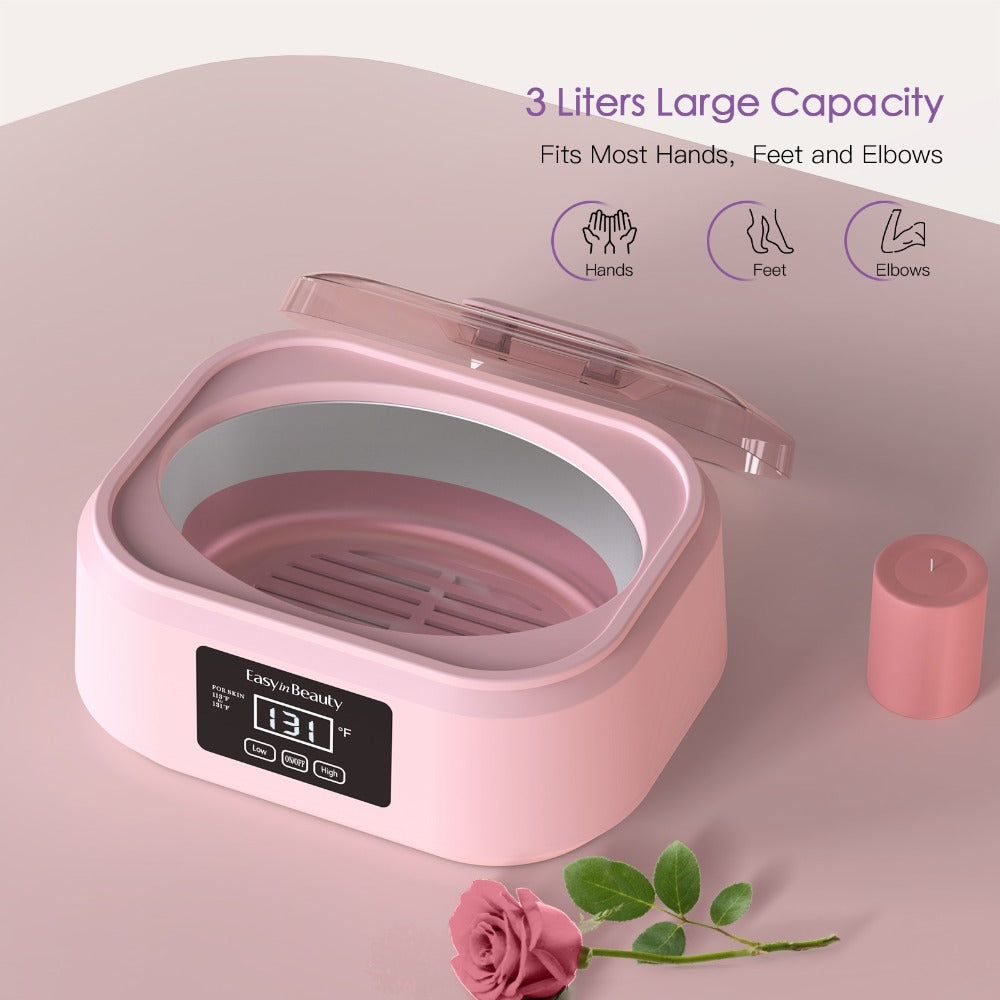 Paraffin Wax Machine for Hand and Feet, Touchscreen 3000ml Paraffin Wax Warmer with 6 Packs Wax (2.64 lbs), Paraffin Hot Wax Spa, Paraffin Bath for Home Use