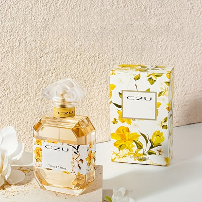 Gardenia Eau de Toilette for Women — 50ml Romantic Floral Herbal Fresh Scent, Formaldehyde-Free, Long-Lasting Perfume Spray for Daily Wear, Dating, Travel & Holiday Gifting