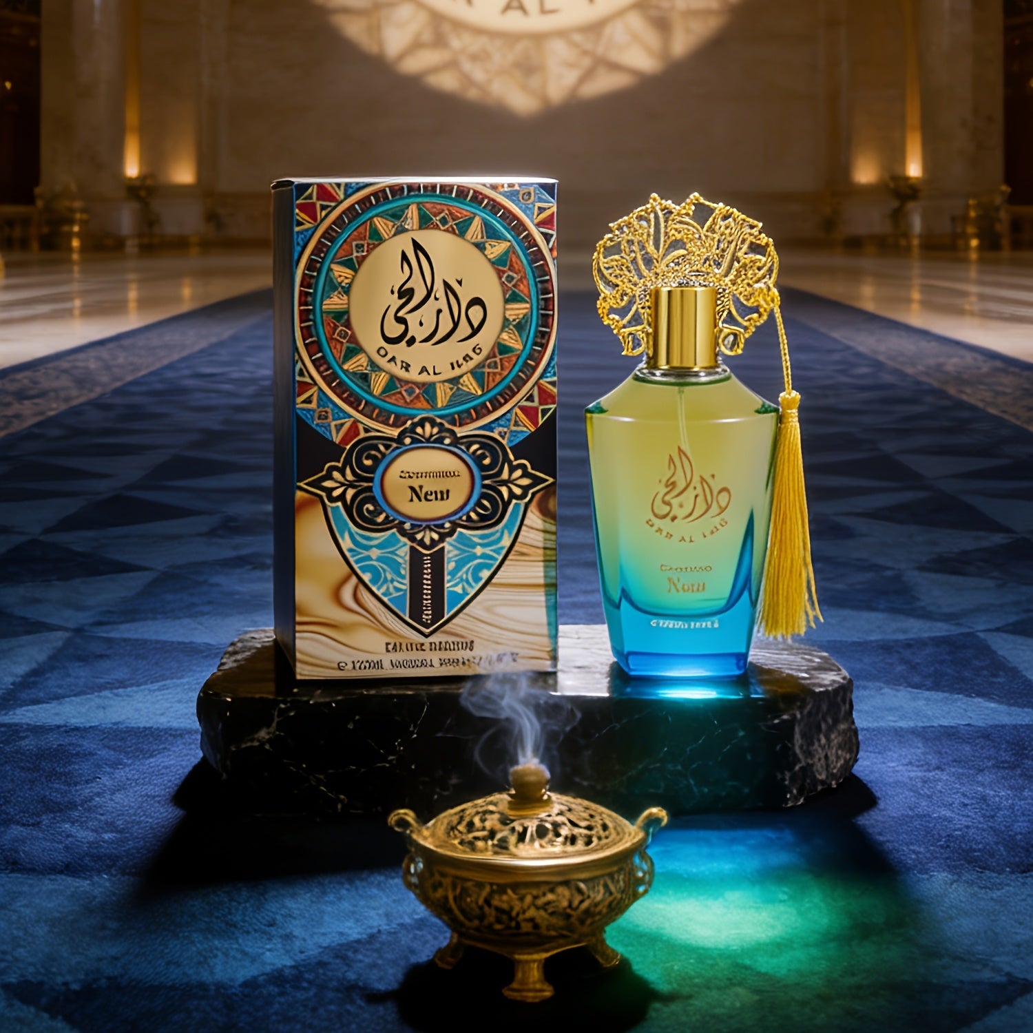 Middle Eastern Arabic Perfume - 3.4 Oz Arabic Women'S Eau De Cologne Spray - Long-lasting Arabic Fragrance, Luxurious Tassel Design - Ideal For Daily Wear, Parties, And Gifting - Christmas Gift, Romantic Gift, Anniversary Gift