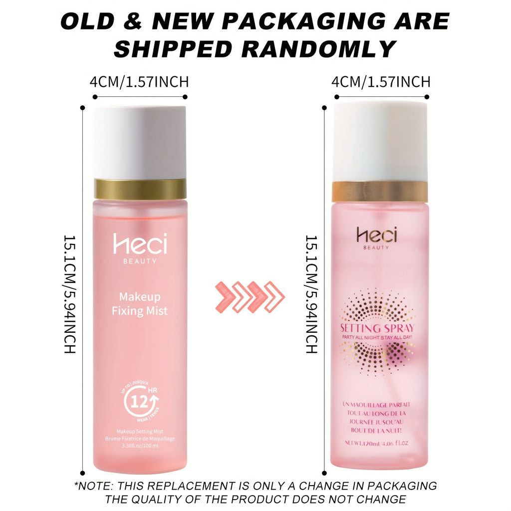 1pc Moisturizing Series Makeup Setting Spray, 3-in-1 Prime + Hydrate + Set, Long-Lasting Makeup Setting, Moisturizing Setting Spray, Waterproof And Sweat-Proof, Make The Makeup More Adherent And More Delicate, Suitable for All Skin Valentine's Day