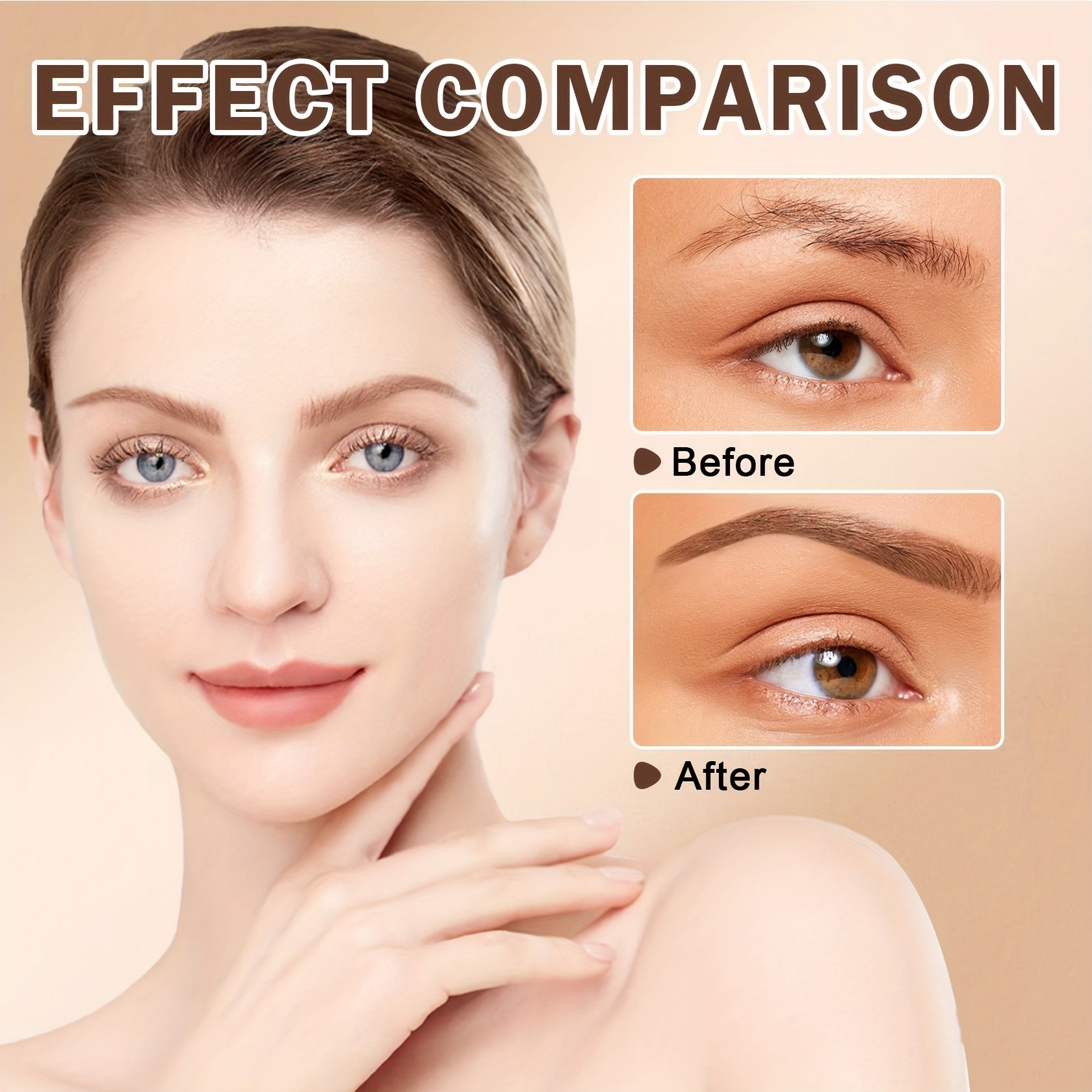 Eyebrow Powder Stamp Waterproof Eyebrow Makeup Stamp Eye Brow Stamp Powder for Women Natural Long Lasting Arched Stamp Eyebrow Shape