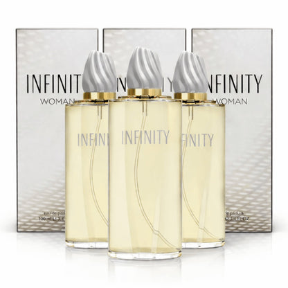 Women's Perfume Infinity Woman Eau de Parfum – Freesia, Violet & Sandalwood, Floral Fresh Long Lasting Fragrance Spray for Women, Timeless Elegant Scent, Multiple Sizes, Perfect Gift for Her