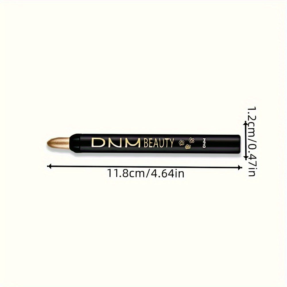 Eye Shadow Pen 10 Colors Waterproof – Pearlescent & Matte Rotating Smoky Eye Stick with Highlighter & Silkworm Liner, Long Lasting Pigmented Eye Makeup Pen for All Looks