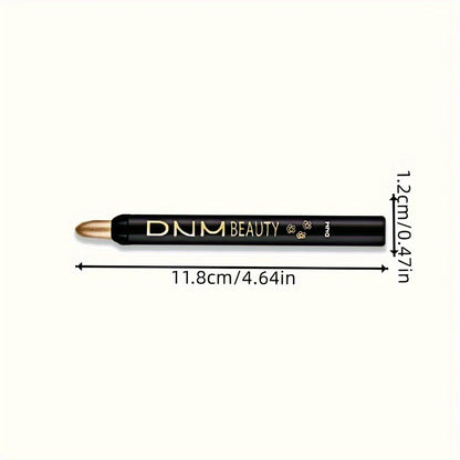 Eye Shadow Pen 10 Colors Waterproof – Pearlescent & Matte Rotating Smoky Eye Stick with Highlighter & Silkworm Liner, Long Lasting Pigmented Eye Makeup Pen for All Looks