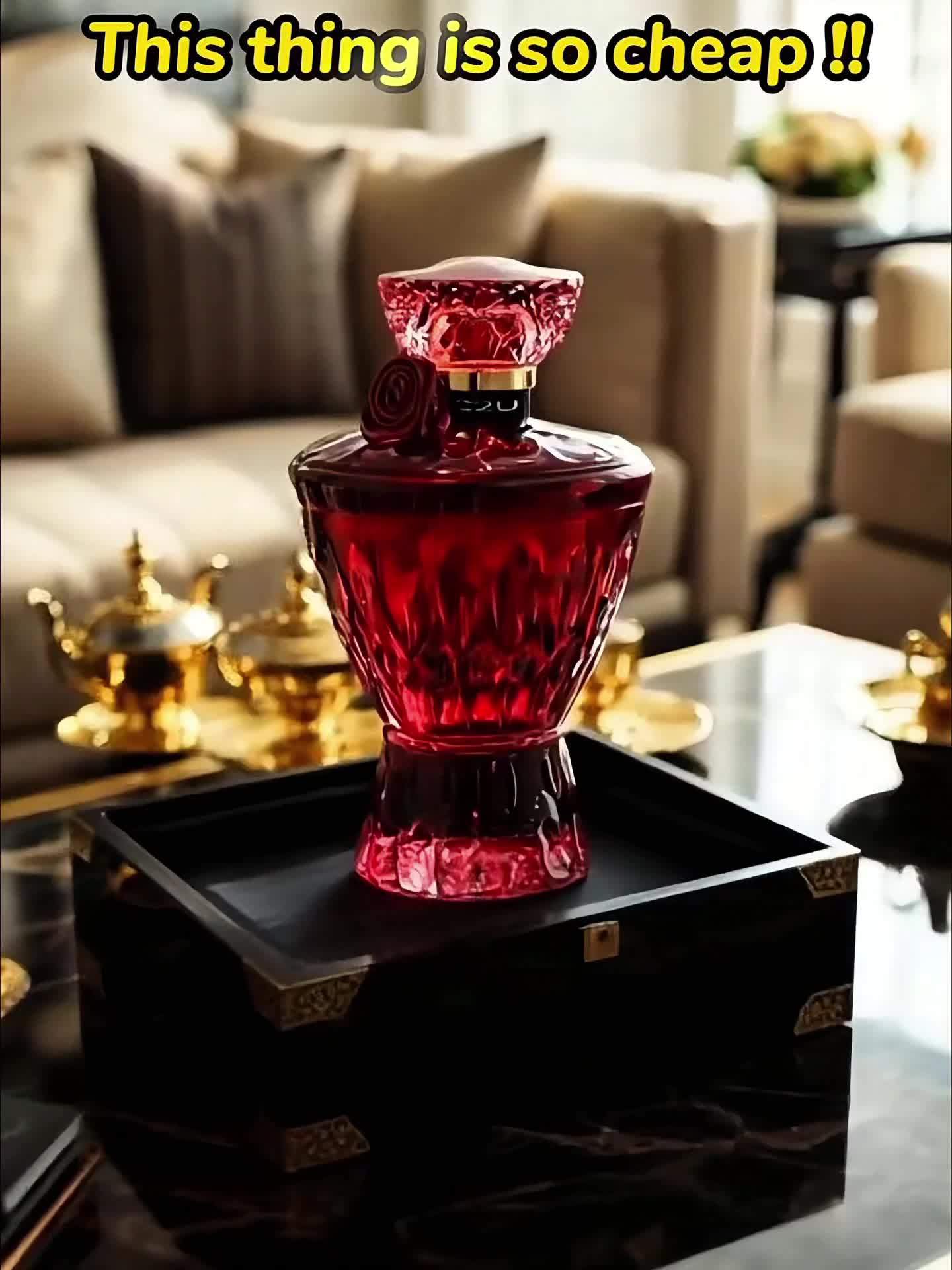 Random 1pc Red Crystal Rose Women'S Perfume, Seductive Floral Woody Scent, Long Lasting Eau De Parfum For Daily Wear Dates Parties, Perfect Gift For Her, Ideal For Valentine'S Halloween Christmas New Year.