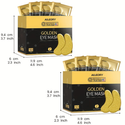Under Eye Patches Collagen Gold Eye Masks 30 Pairs Hydrating Nourishing Hyaluronic Acid Reduce Dark Circles Puffiness Fine Lines Eye Care for All Skin Types Home Spa Gift Box 1 Month Supply