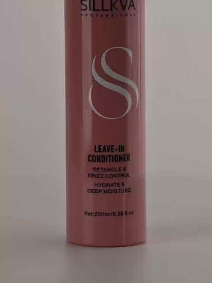 Leave-In Conditioner Spray Heat Protectant — Deep Conditioning Anti-Frizz for Dry, Damaged & All Hair Types, Instant Hydration No Rinse 6.55oz