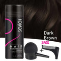 Hair Fibers for Thinning Hair 3pcs Kit - with Spray Pump & Optimizer - Thickening Powder for Hair And Beard