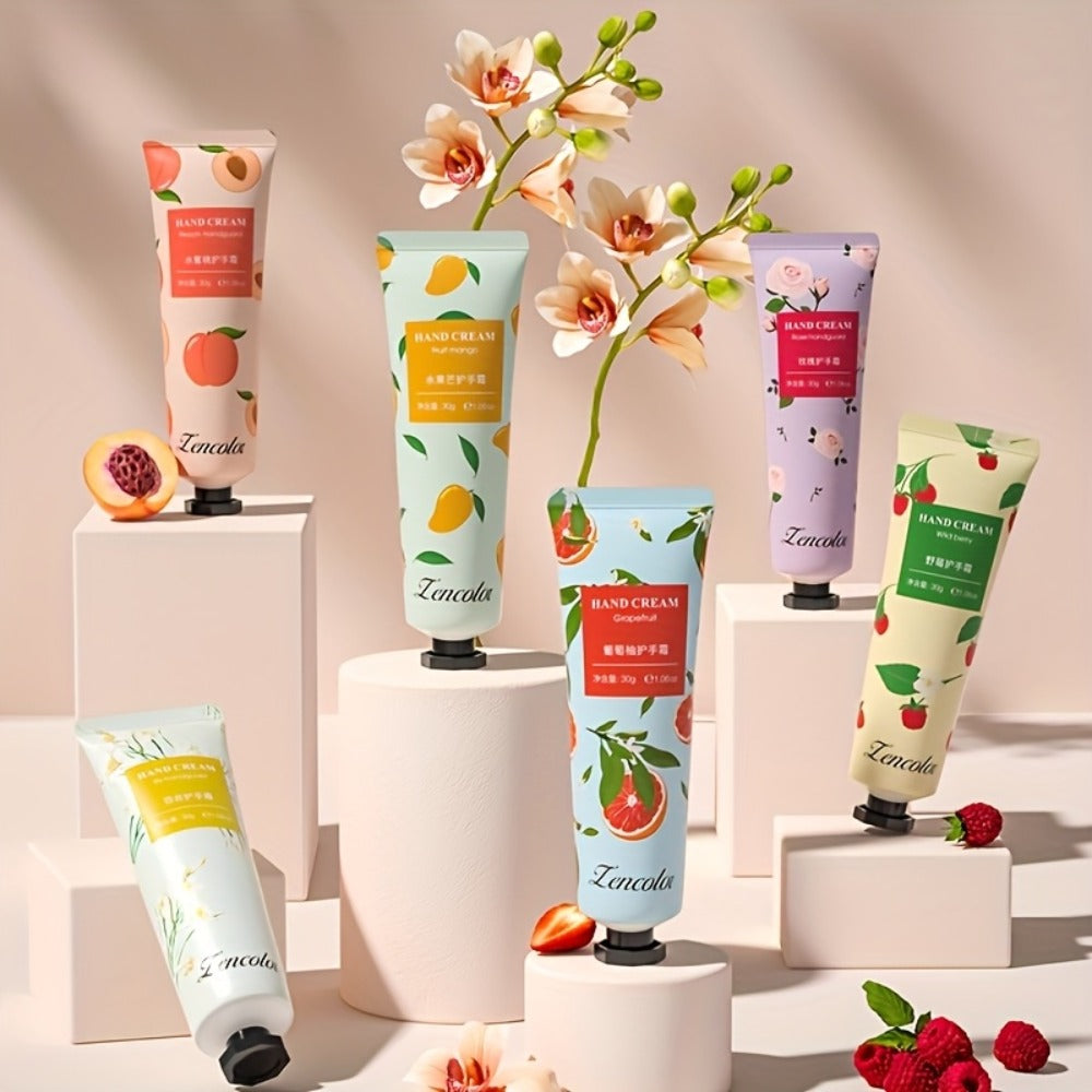 30 Mini Hand Cream (30g/0.04oz Each) for Winter Moisturizing, Convenient for Travel, And An Ideal Skincare Choice. 30 Different Flavors Will Be Shipped Randomly. A Perfect Gift for Best Friends And Family.