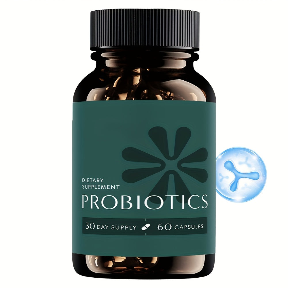 Probiotics for Digestive Health, 3 in 1 Gut Health Probiotics And Prebiotics/Postbiotics, Slow Release Synbiotic Probiotic Capsules for Complete Gut Harmony Probiotic Multi Enzyme