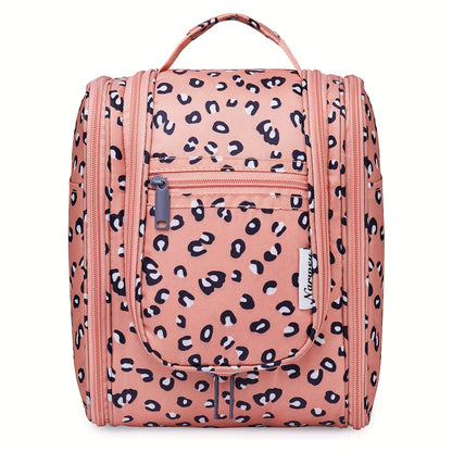 Hanging Toiletry Bag for Women Travel Makeup Bag Multi-Compartment Cosmetic Organizer with Hook Large Capacity Waterproof Toiletry Pouch for Travel Cruise Gym