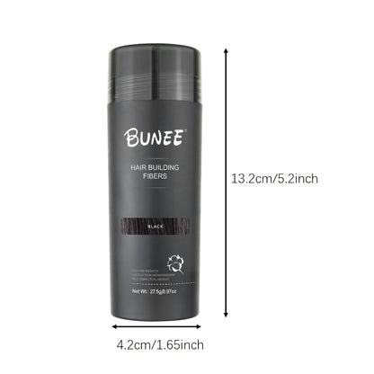 Hair Building Fibers Instant Thickening Powder for Thinning Hair — Natural Volume & Density, All-Day Hold, Washable & Non-Staining, 7 Color Options for All Hair Shades
