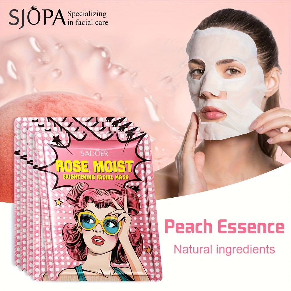 16pcs Goddess Mask, Rich in Fruit And Honey Essence Moisturizing, Keeps The Face Moisturized for A Long Time, Women'S Solely, Essential Hydrating And Moisturizing Mask for Autumn And Winter, an Ideal Gift for Mom And Girlfriends During The Holidays