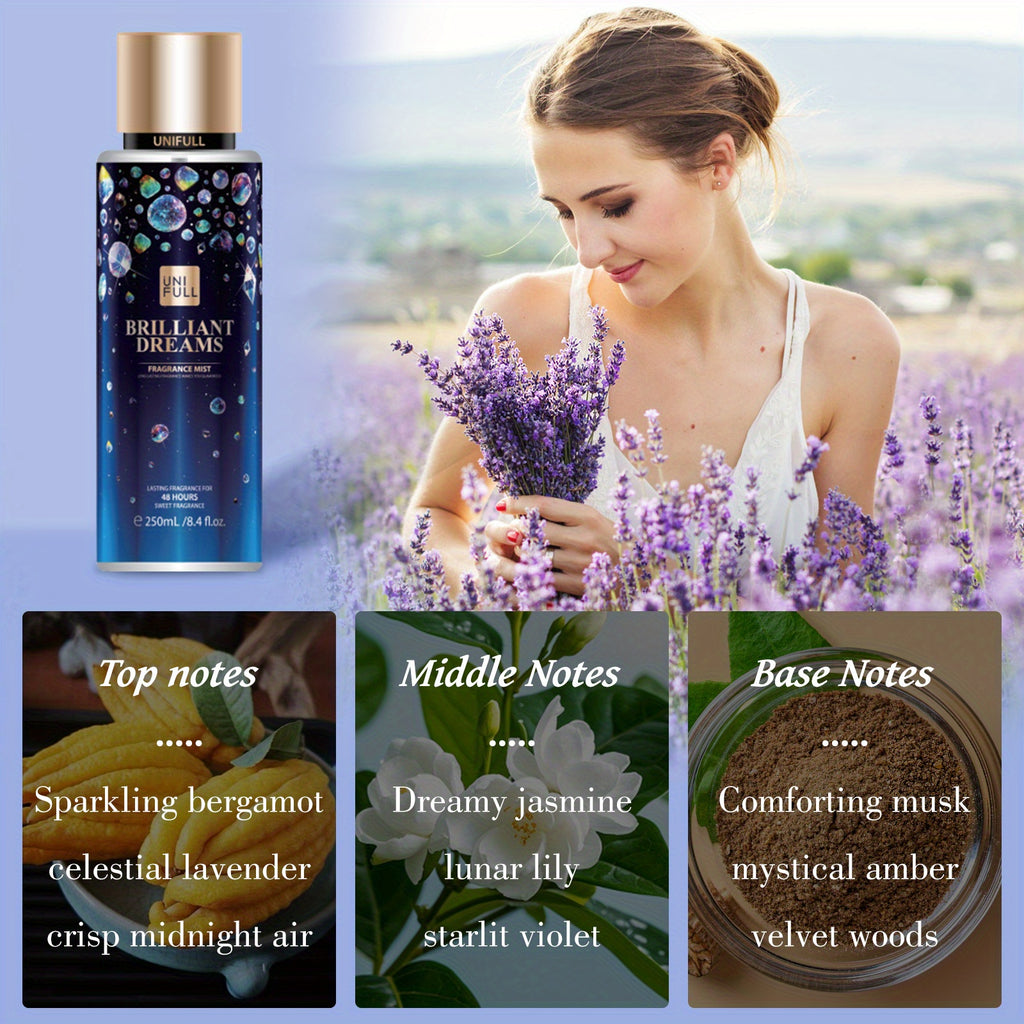 [Long-lasting Perfume Mist] Long-lasting 8.4oz Ladies' Hair and Body Perfume Mist | Fragrance for Dates, Parties & Gifts