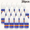 20 Bottles Of Nail Glue, Super Strong Acrylic Nail Glue, Professional Nail Patch Glue for Press On Nails, Long Lasting Acrylic Nail Glue for Nail Patches, Broken Nails Bonding False Nails.