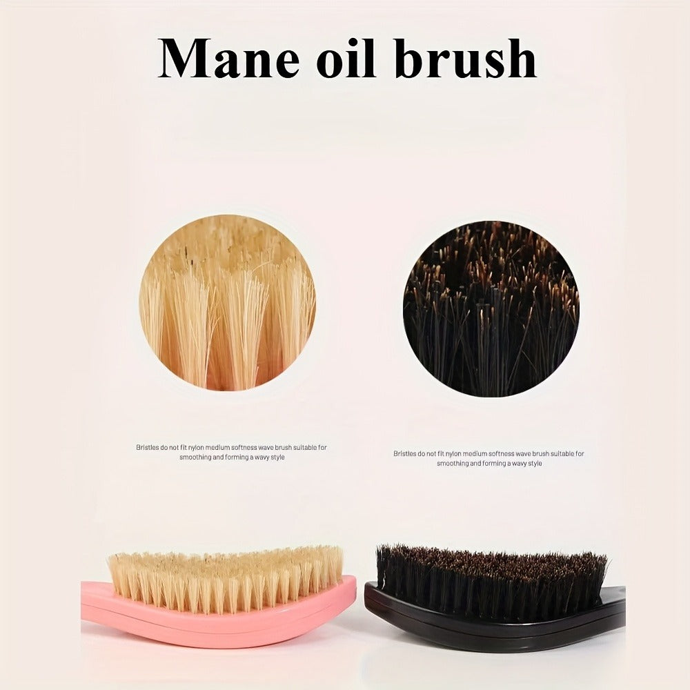 360 Wave Brush for Men - Nylon Bristles with ABS Handle - Professional Wave Training And Styling Tool - Perfect Gift for Boyfriend, Father (Christmas, Birthday, Father'S Day)