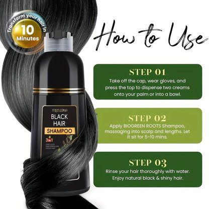 Hair Mask Keratin Deep Repair Treatment Conditioner for Damaged Dry Hair — Restores Elasticity, Smoothness & Shine, Ammonia-Free Herbal Formula, 500ml / 16.91 oz