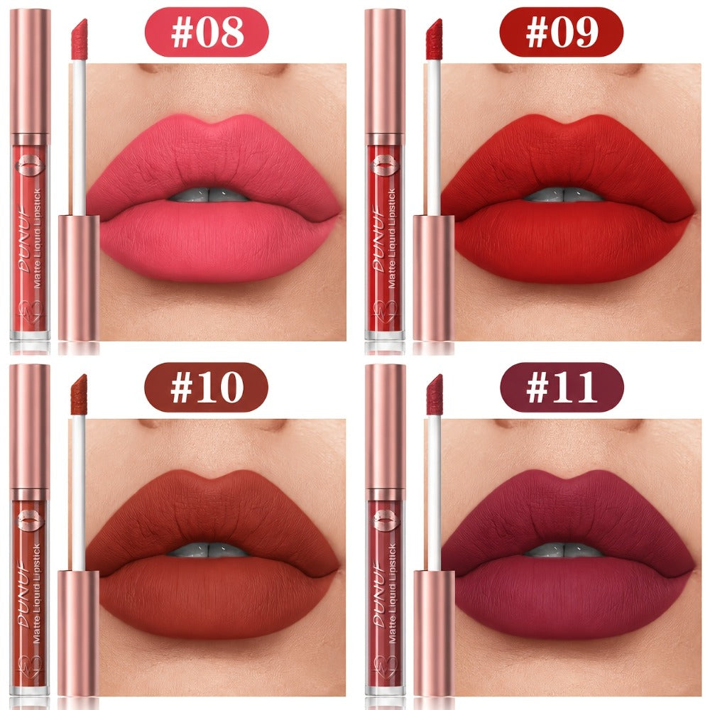 Lip Makeup Set 12pcs — Lipstick, Lip Gloss & Lip Oil, Matte & Glass Lips, Waterproof Long-Lasting Berry Shades, Moisturizing Non-Greasy Formula, Perfect Holiday Gift
