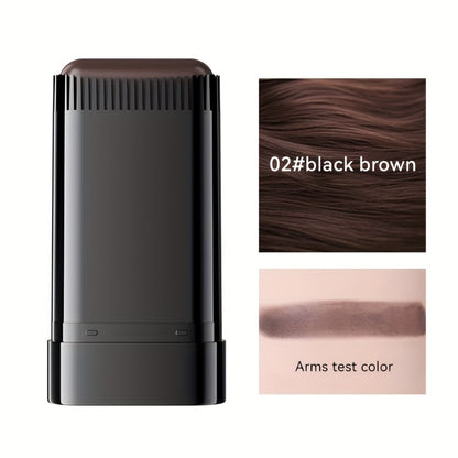 Hair Dye Stick with Built-in Comb - Waterproof Sweatproof Gray Coverage Touch-Up Stick | Easy Twist Applicator | Plant-Based Squalane | 3 Shades | On-the-Go