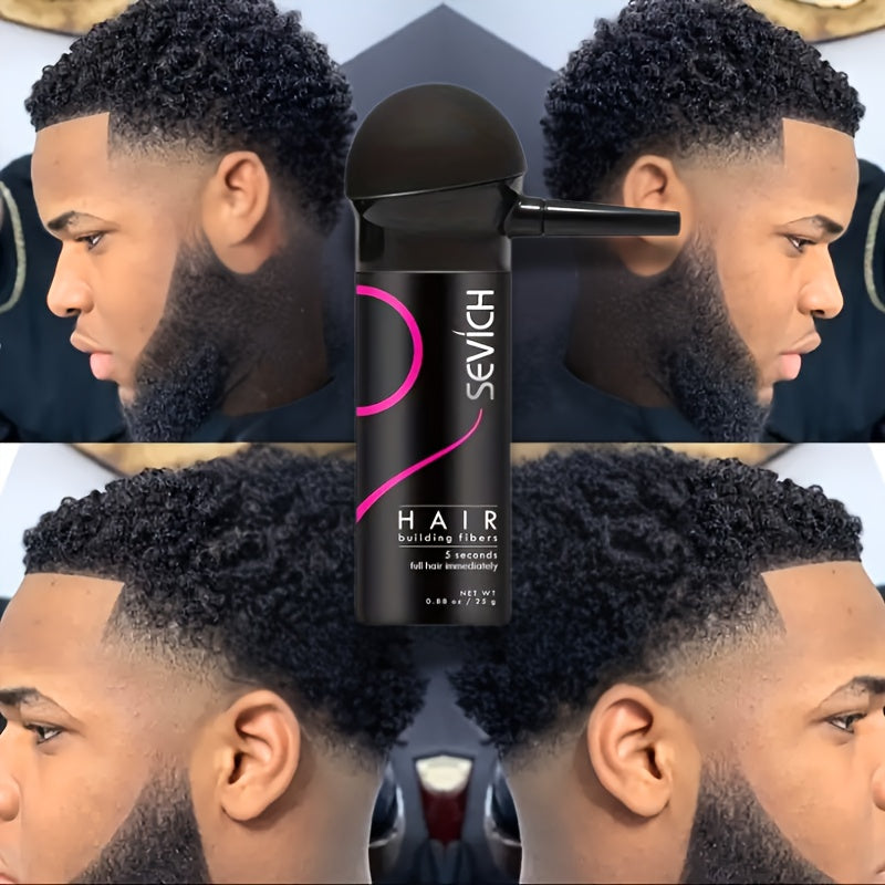 Hair Fibers for Thinning Hair 3pcs Kit - with Spray Pump & Optimizer - Thickening Powder for Hair And Beard